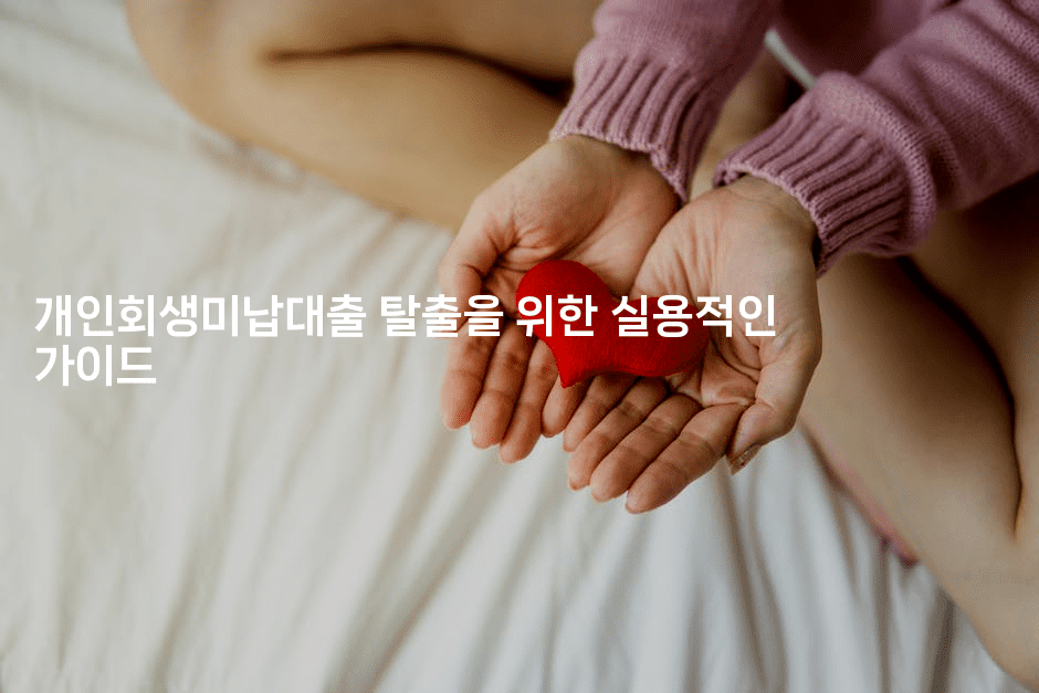 개인회생미납대출 탈출을 위한 실용적인 가이드